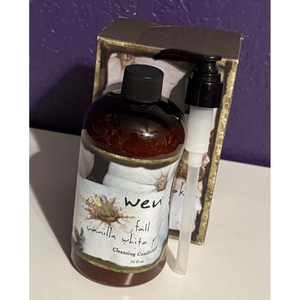 WEN by Chaz Dean Fall Vanilla White Pumpkin Cleansing Conditioner W/pump 16 oz
